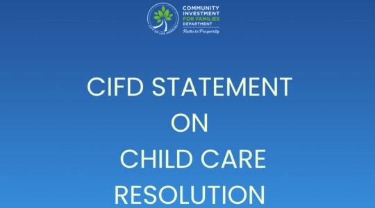 Child Care Statement