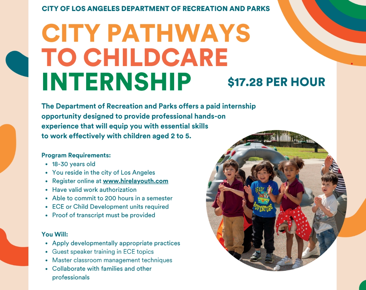 RAP City Pathways to Child Care Internship