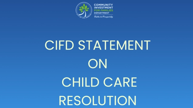 Child Care Statement